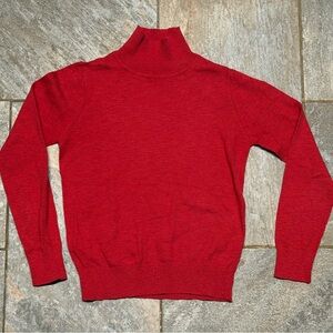 Mango Vibrant Red Turtleneck Sweater